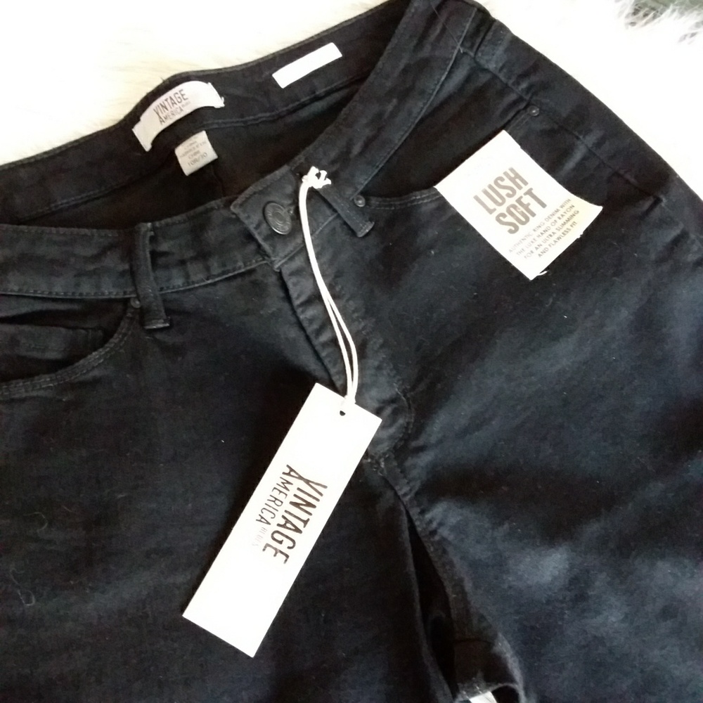 NWT Vintage America  Boho Skinny Jeans